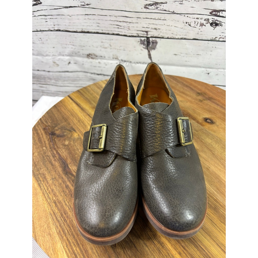 Women's Kork-Ease Brown Leather Mules & Clogs Size 6.5